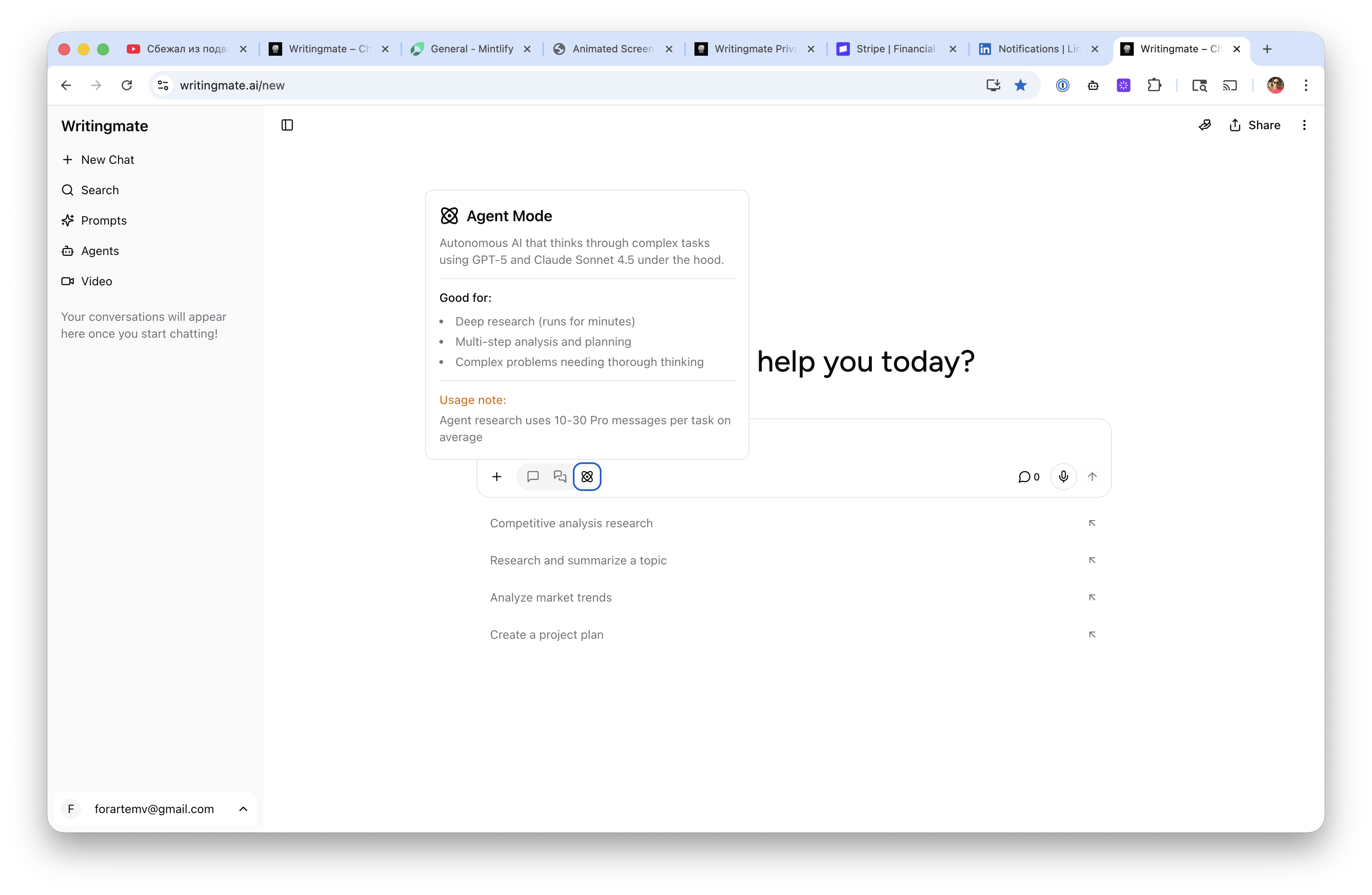 agent mode interface for How to Make Your Own AI Assistant and Is it Worth your Time?