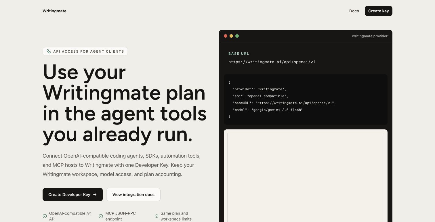 Developer API page for OpenAI-Compatible API in 2026: How to Choose a Multi-Model Gateway Without Rewriting Your App
