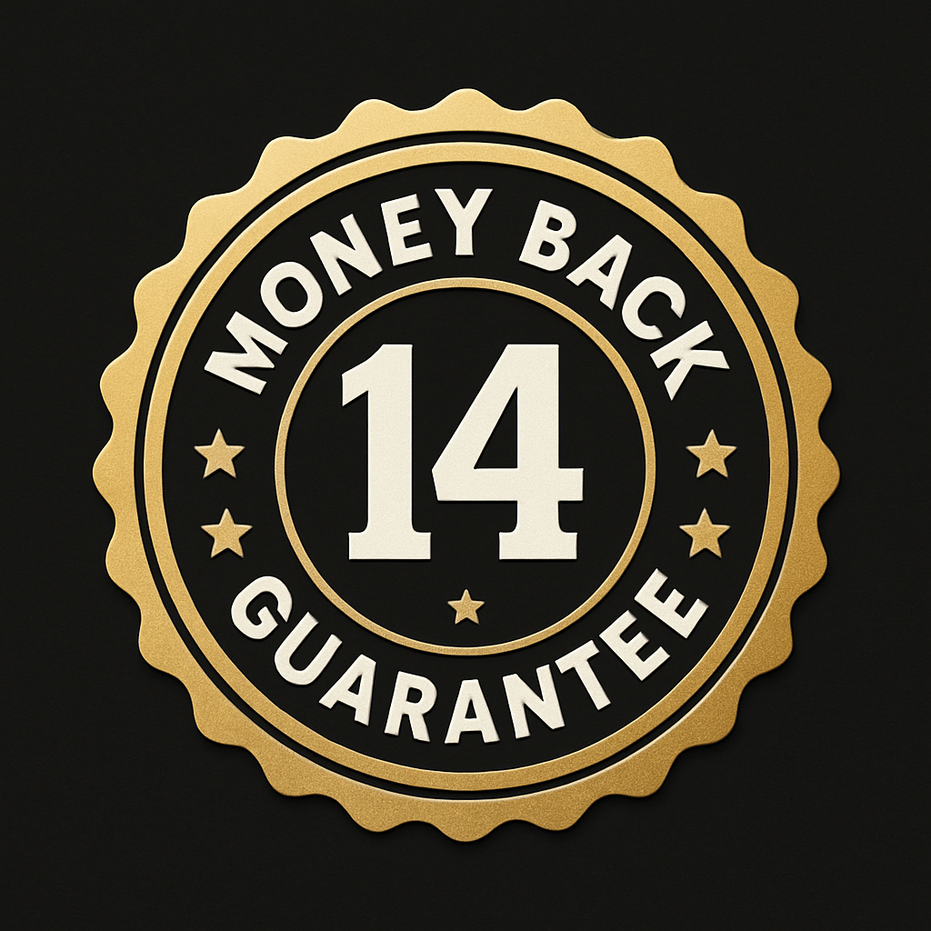 14-day money back guarantee